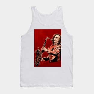 Kenny G saxophone Tank Top